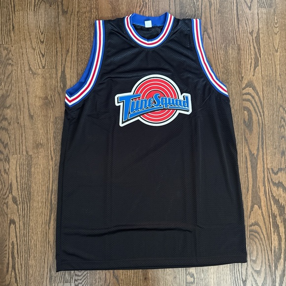 Space Jam Michael Jordan Black Tune Squad Jersey - Picture 1 of 5